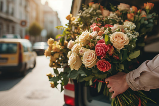 Florist delivering luxury flower bouquets in Washington DC for same day delivery by Allan Woods Flowers