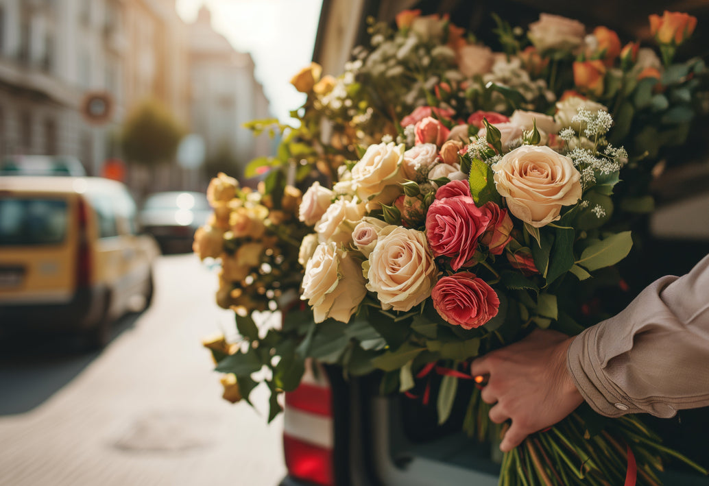 Florist delivering luxury flower bouquets in Washington DC for same day delivery by Allan Woods Flowers